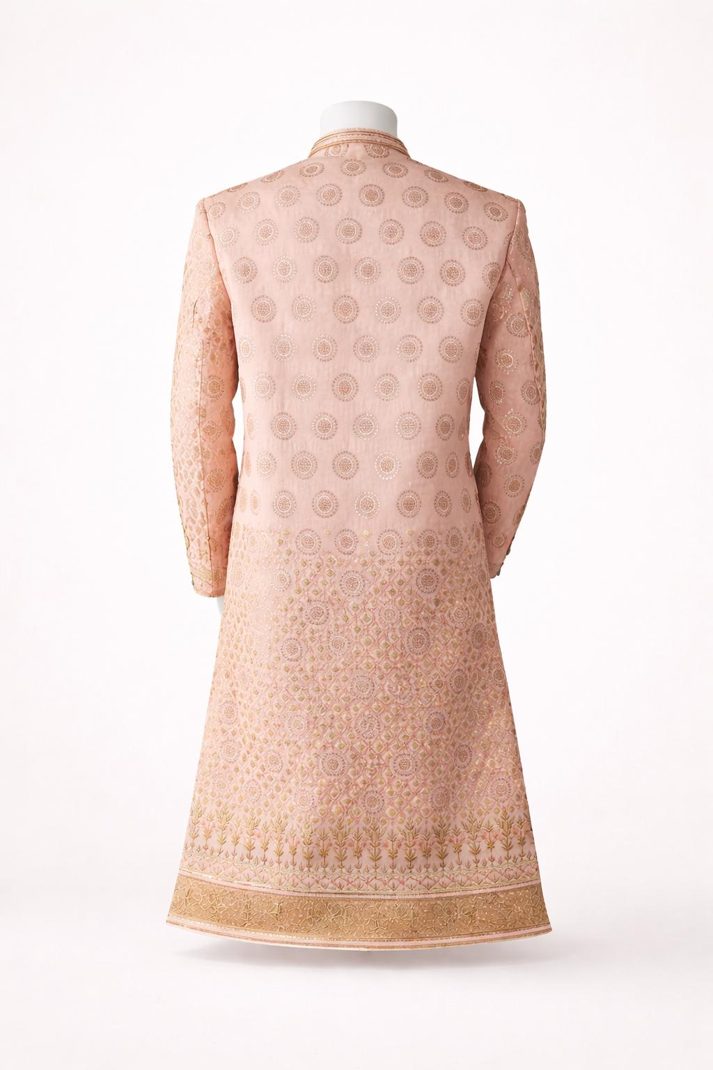 Blush Pink Sherwani - Regal Collection