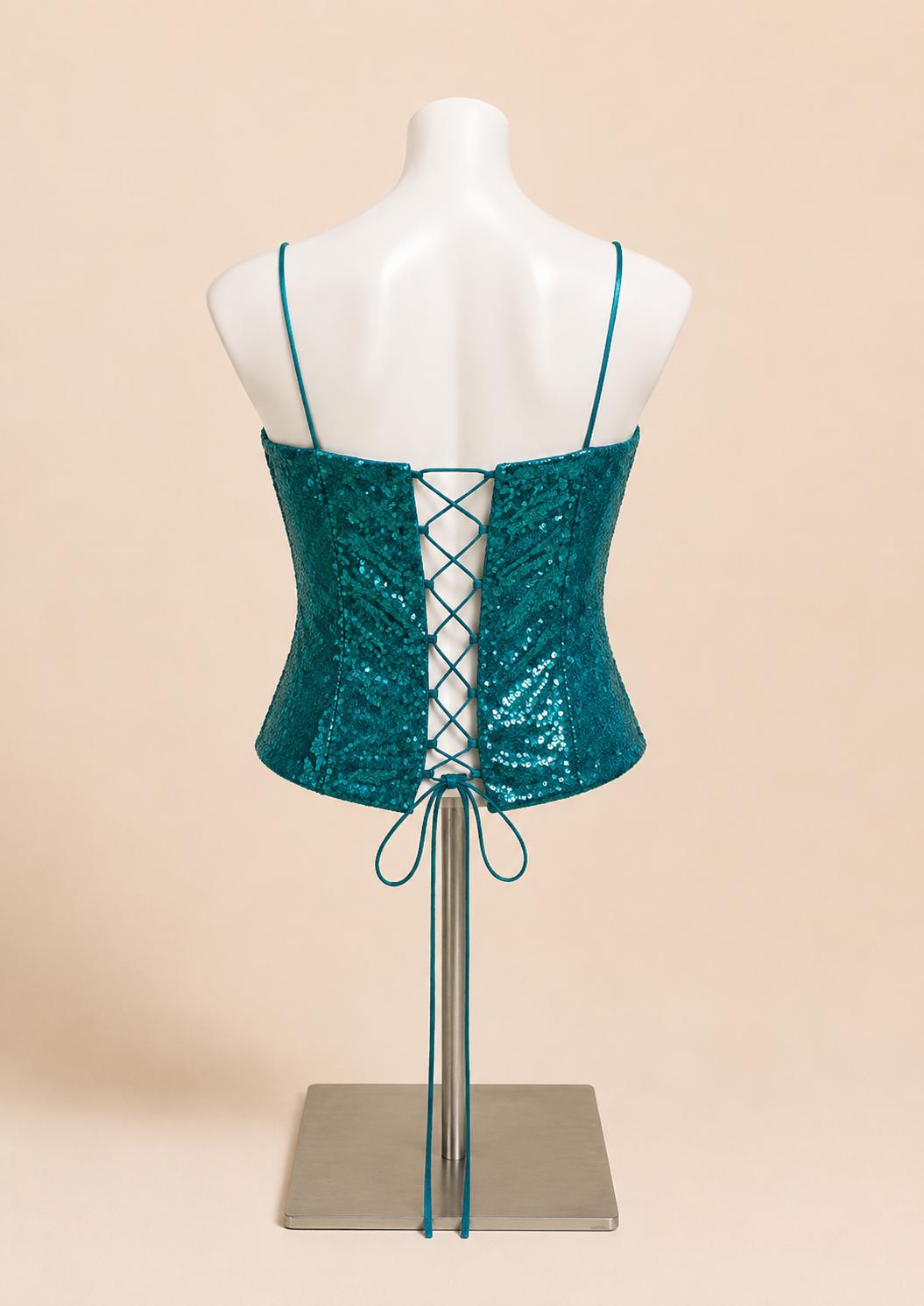 Designer Sequin Corset