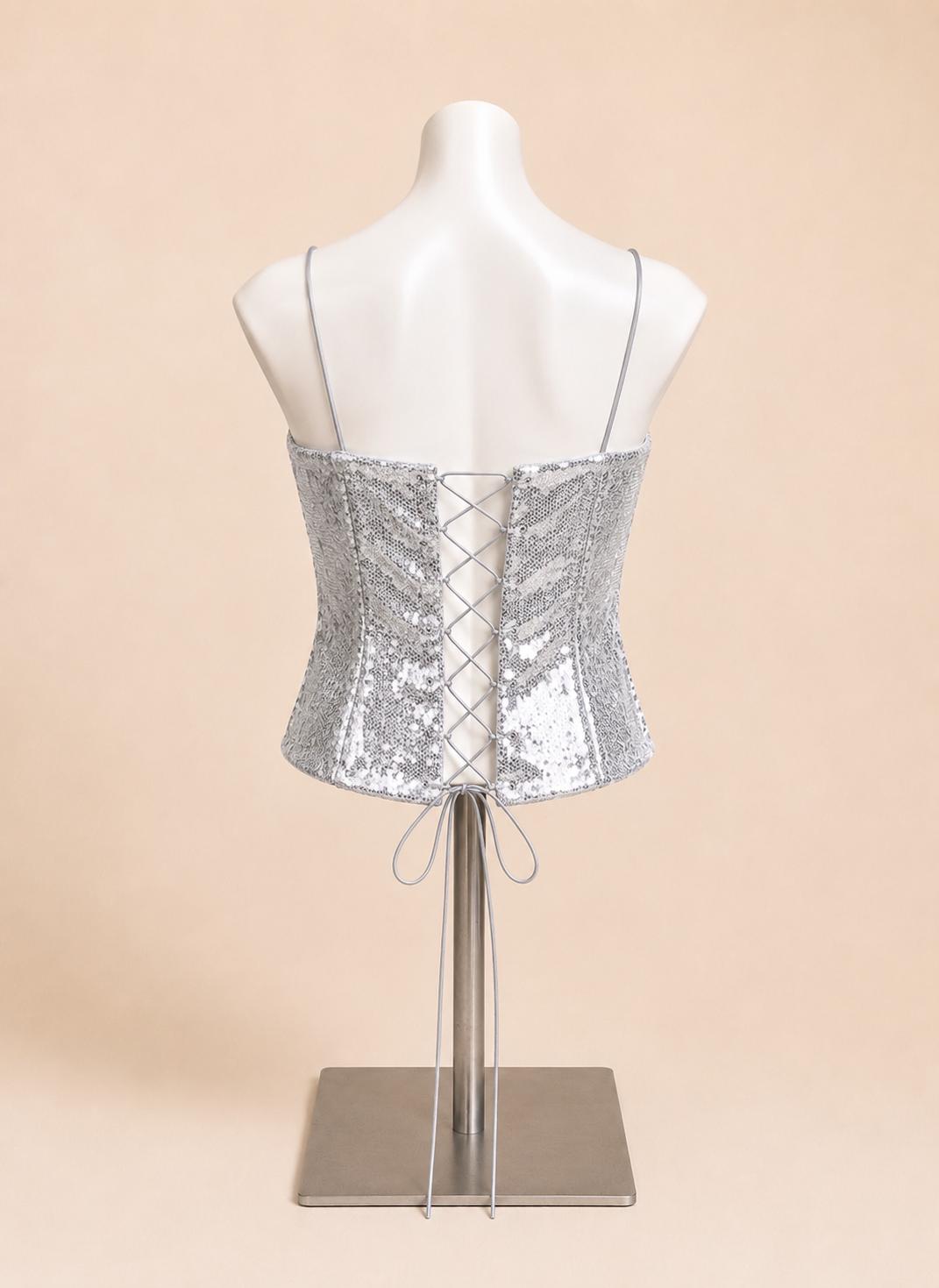 Designer Sequin Corset