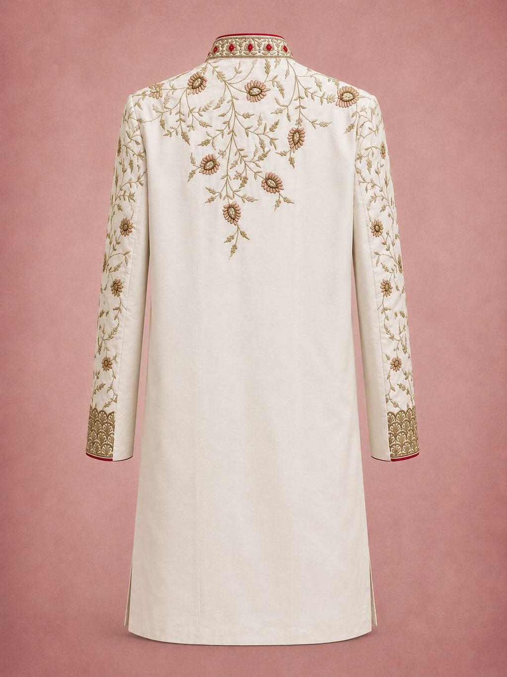 Ivory Gulnaar Sherwani