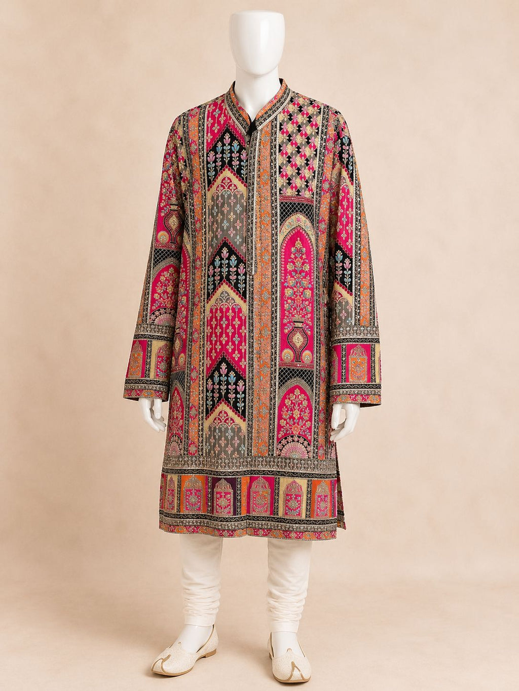 Multi-Color Embroidered Kurta Set