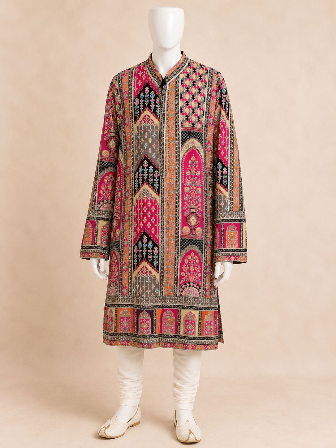 Multi-Color Embroidered Kurta Set